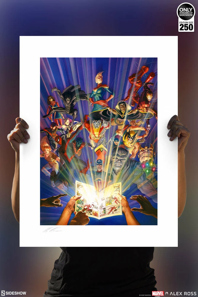 Promo 🛒 Marvel Comics #1000 Art Print By Alex Ross Art ✨ 6 Marvel Comics #1000 Art Print By Alex Ross Art