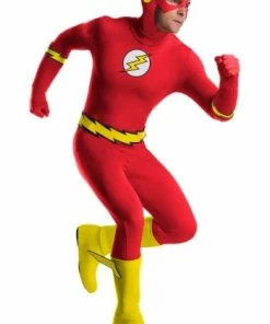 DC Comics Costumes Men's Premium The Flash Classic Costume Cosplay, Halloween Costumes
