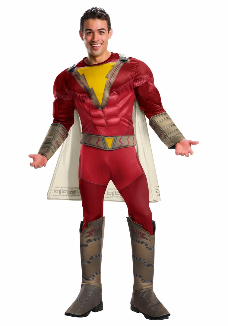 Cheap π DC Comics Costumes Shazam! Deluxe Costume For Men Cosplay, π Halloween Costumes π 1 DC Comics Costumes Shazam! Deluxe Costume For Men Cosplay, Halloween Costumes