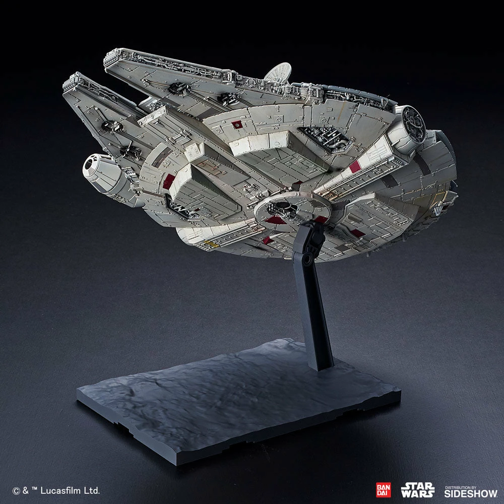 Flash Sale ✔️ Star Wars Millennium Falcon (Rise Of Skywalker Version) Model Kit By Bandai 😍 2 Star Wars Millennium Falcon (Rise Of Skywalker Version) Model Kit By Bandai