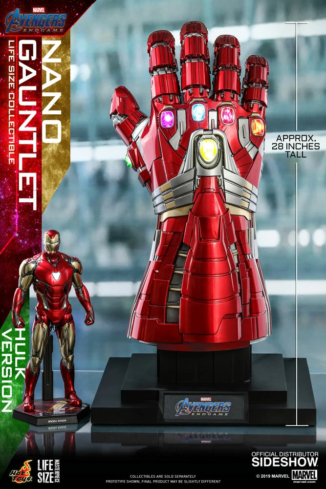 Brand new ๐ Nano Gauntlet (Hulk Version) Life-Size Replica By Hot Toys Avengers: Endgame - Life-Size Masterpiece Series Avengers Earth's Heroes ๐ 2 Nano Gauntlet (Hulk Version) Life-Size Replica By Hot Toys Avengers: Endgame - Life-Size Masterpiece Series Avengers Earth's Heroes