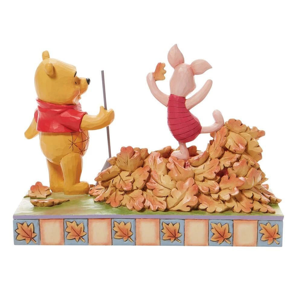 Discount ✨ Pooh And Piglet Fall Figurine By Enesco, LLC Disney Traditions - Jumping Into Fall ✨ 2 Pooh And Piglet Fall Figurine By Enesco, LLC Disney Traditions - Jumping Into Fall