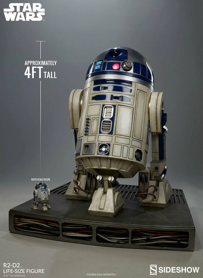 Brand new 👏 Star Wars R2-D2 Life-Size Figure By Sideshow Collectibles 👍 7 Star Wars R2-D2 Life-Size Figure By Sideshow Collectibles