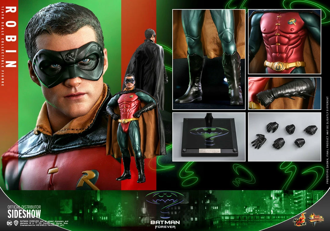 Hot Sale 𧨠Robin Sixth Scale Figure By Hot Toys Movie Masterpiece Series - Batman Forever π 17 Robin Sixth Scale Figure By Hot Toys Movie Masterpiece Series - Batman Forever