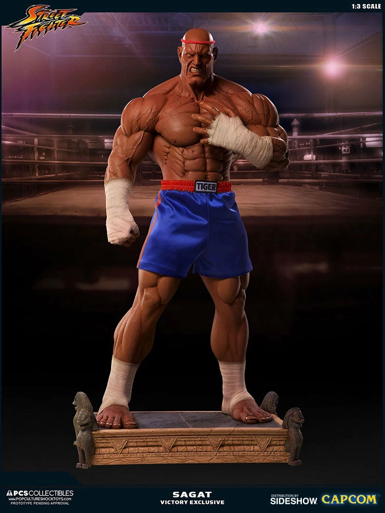 Hot Sale π PCS Collectibles Sagat Victory Statue By PCS - Street Fighter π― 11 PCS Collectibles Sagat Victory Statue By PCS - Street Fighter