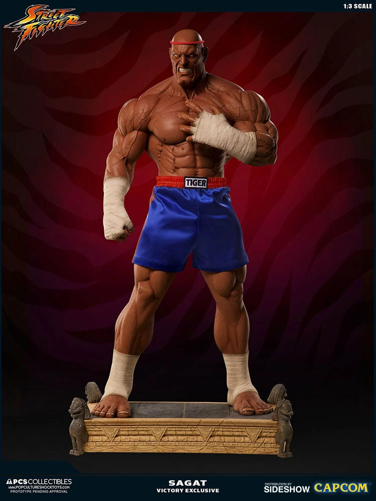 Hot Sale π PCS Collectibles Sagat Victory Statue By PCS - Street Fighter π― 20 PCS Collectibles Sagat Victory Statue By PCS - Street Fighter