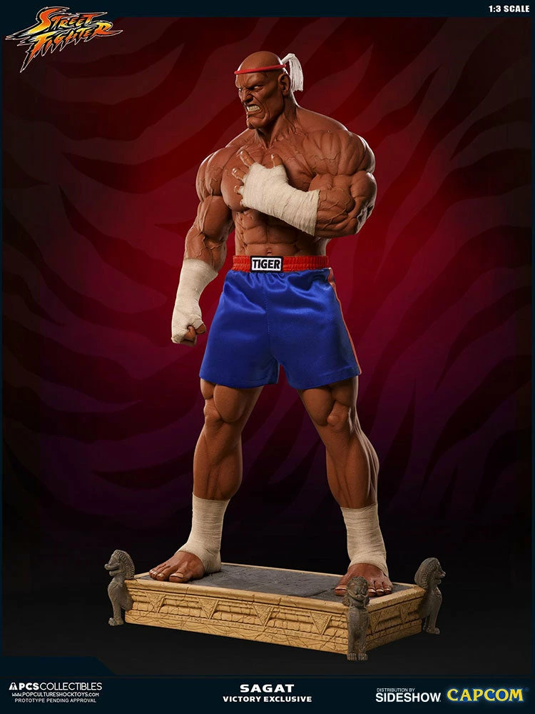 Hot Sale π PCS Collectibles Sagat Victory Statue By PCS - Street Fighter π― 12 PCS Collectibles Sagat Victory Statue By PCS - Street Fighter