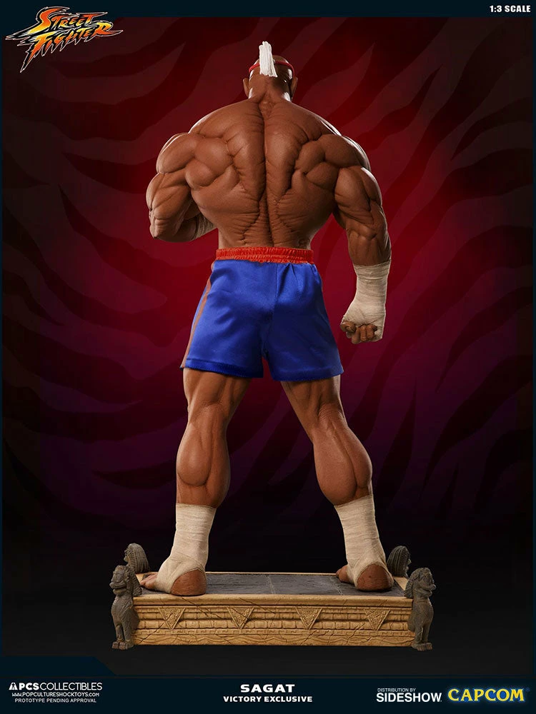 Hot Sale π PCS Collectibles Sagat Victory Statue By PCS - Street Fighter π― 21 PCS Collectibles Sagat Victory Statue By PCS - Street Fighter