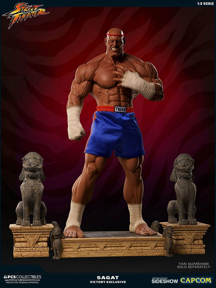 Hot Sale π PCS Collectibles Sagat Victory Statue By PCS - Street Fighter π― 14 PCS Collectibles Sagat Victory Statue By PCS - Street Fighter