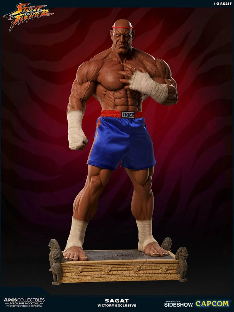 Hot Sale π PCS Collectibles Sagat Victory Statue By PCS - Street Fighter π― 19 PCS Collectibles Sagat Victory Statue By PCS - Street Fighter