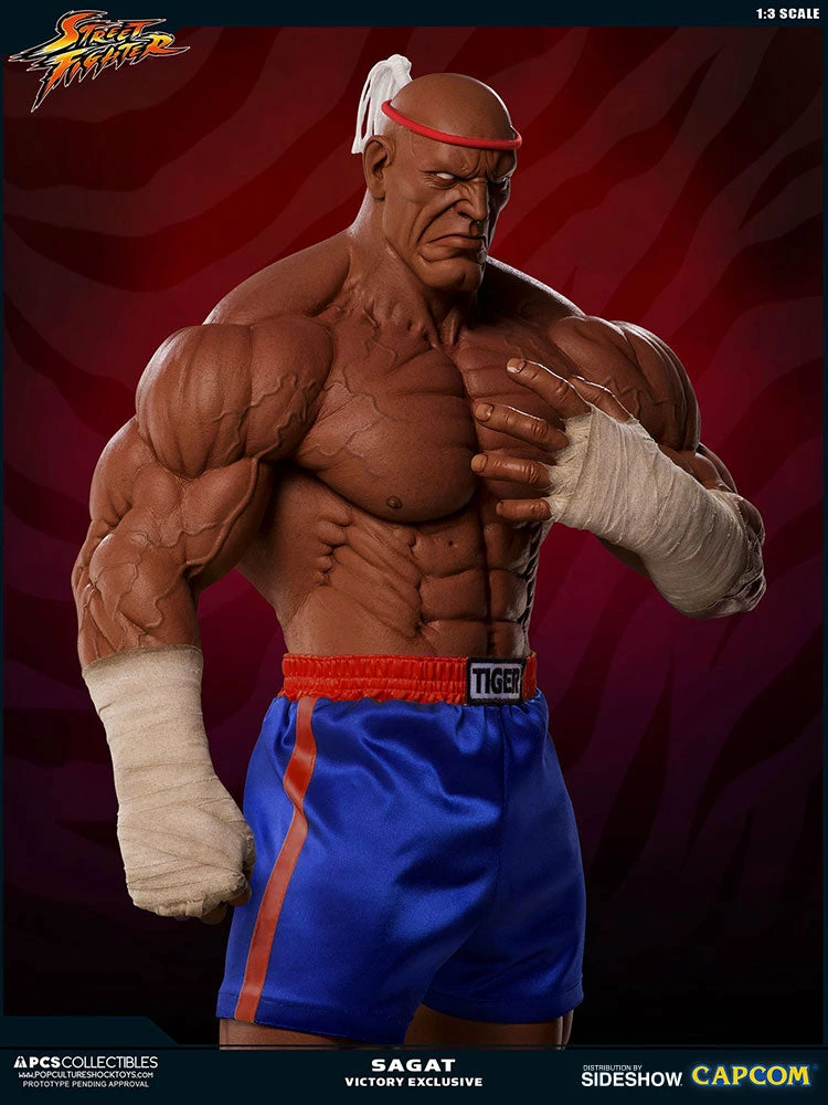Hot Sale π PCS Collectibles Sagat Victory Statue By PCS - Street Fighter π― 15 PCS Collectibles Sagat Victory Statue By PCS - Street Fighter