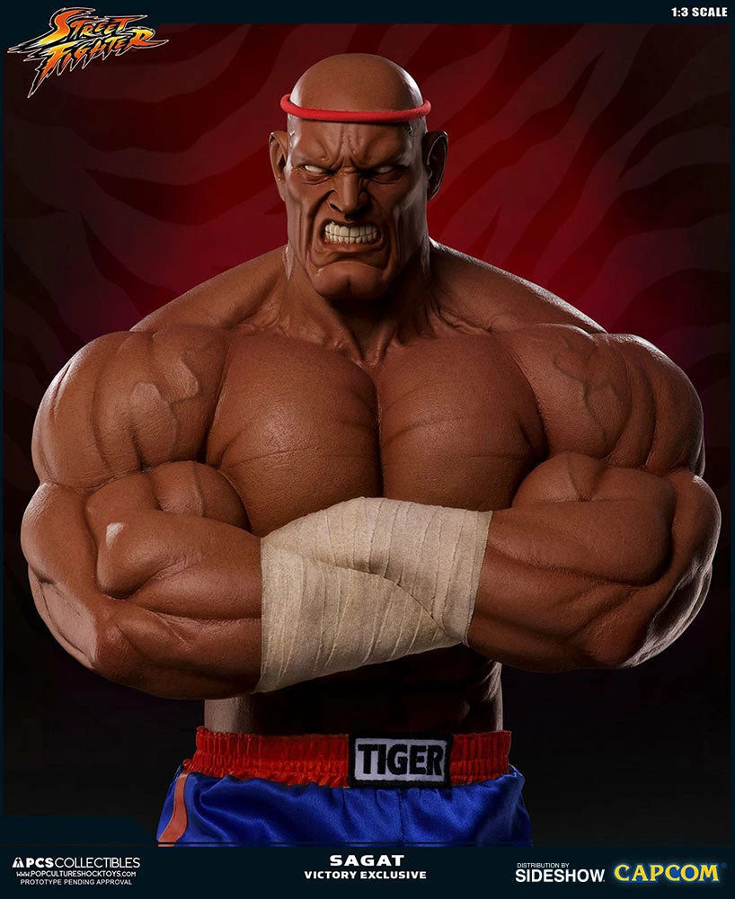 Hot Sale π PCS Collectibles Sagat Victory Statue By PCS - Street Fighter π― 6 PCS Collectibles Sagat Victory Statue By PCS - Street Fighter