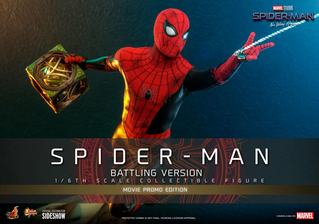 Promo ⌛ Hot Toys Spider-Man (Battling Version) Movie Promo Edition 🎁 11 Hot Toys Spider-Man (Battling Version) Movie Promo Edition