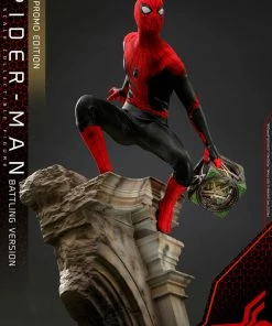 Promo ⌛ Hot Toys Spider-Man (Battling Version) Movie Promo Edition 🎁 32 Hot Toys Spider-Man (Battling Version) Movie Promo Edition