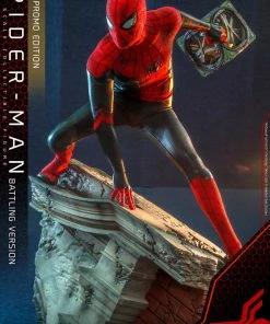 Promo ⌛ Hot Toys Spider-Man (Battling Version) Movie Promo Edition 🎁 23 Hot Toys Spider-Man (Battling Version) Movie Promo Edition
