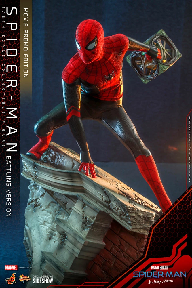 Promo ⌛ Hot Toys Spider-Man (Battling Version) Movie Promo Edition 🎁 6 Hot Toys Spider-Man (Battling Version) Movie Promo Edition