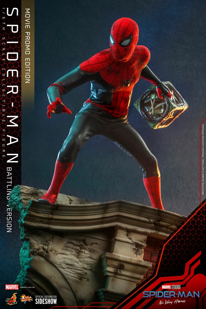 Promo ⌛ Hot Toys Spider-Man (Battling Version) Movie Promo Edition 🎁 7 Hot Toys Spider-Man (Battling Version) Movie Promo Edition