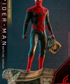 Promo ⌛ Hot Toys Spider-Man (Battling Version) Movie Promo Edition 🎁 33 Hot Toys Spider-Man (Battling Version) Movie Promo Edition