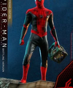 Promo ⌛ Hot Toys Spider-Man (Battling Version) Movie Promo Edition 🎁 27 Hot Toys Spider-Man (Battling Version) Movie Promo Edition