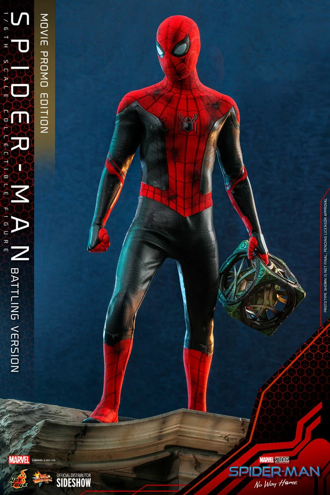 Promo ⌛ Hot Toys Spider-Man (Battling Version) Movie Promo Edition 🎁 10 Hot Toys Spider-Man (Battling Version) Movie Promo Edition