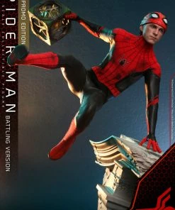Promo ⌛ Hot Toys Spider-Man (Battling Version) Movie Promo Edition 🎁 20 Hot Toys Spider-Man (Battling Version) Movie Promo Edition