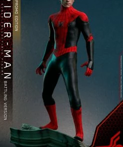 Promo ⌛ Hot Toys Spider-Man (Battling Version) Movie Promo Edition 🎁 35 Hot Toys Spider-Man (Battling Version) Movie Promo Edition