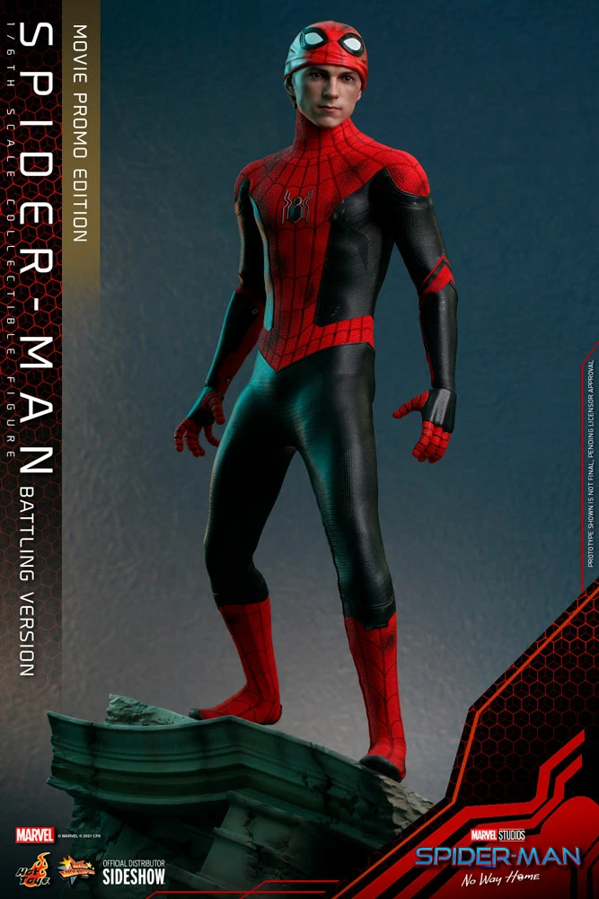 Promo ⌛ Hot Toys Spider-Man (Battling Version) Movie Promo Edition 🎁 18 Hot Toys Spider-Man (Battling Version) Movie Promo Edition