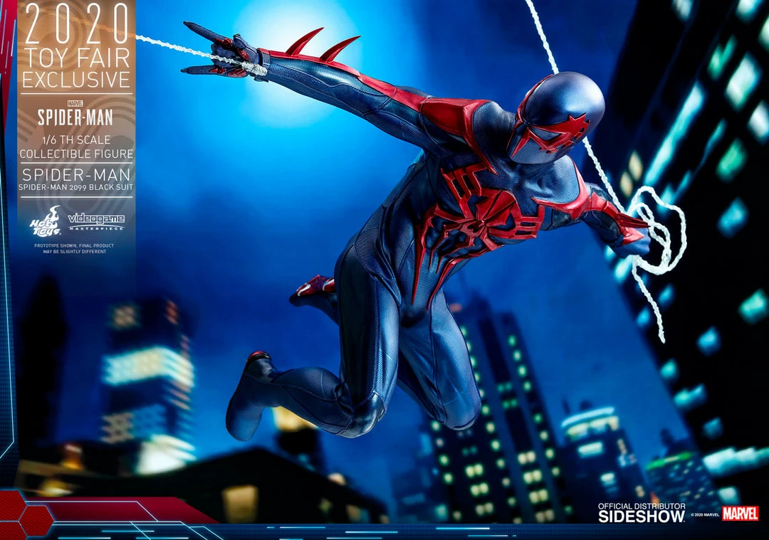 Brand new ๐ Sixth Scale Collectible Figures Spider-Man (Spider-Man 2099 Black Suit) Sixth Scale Figure By Hot Toys Video Game Masterpiece Series ๐ 26 Sixth Scale Collectible Figures Spider-Man (Spider-Man 2099 Black Suit) Sixth Scale Figure By Hot Toys Video Game Masterpiece Series