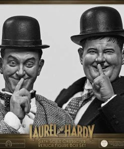 Sixth Scale Collectible Figures Stan Laurel And Oliver Hardy (Classic Suits) Box Set By BIG Chief Studios Replica Sixth Scale Figures