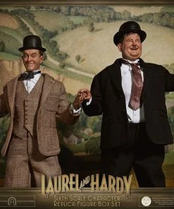 Sixth Scale Collectible Figures Stan Laurel And Oliver Hardy (Classic Suits) Box Set By BIG Chief Studios Replica Sixth Scale Figures