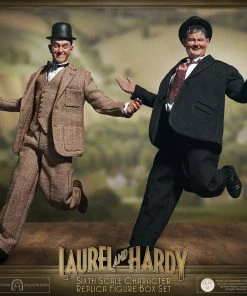 Sixth Scale Collectible Figures Stan Laurel And Oliver Hardy (Classic Suits) Box Set By BIG Chief Studios Replica Sixth Scale Figures