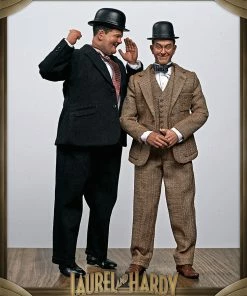 Sixth Scale Collectible Figures Stan Laurel And Oliver Hardy (Classic Suits) Box Set By BIG Chief Studios Replica Sixth Scale Figures