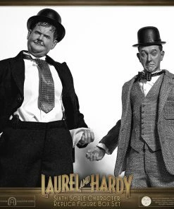 Sixth Scale Collectible Figures Stan Laurel And Oliver Hardy (Classic Suits) Box Set By BIG Chief Studios Replica Sixth Scale Figures