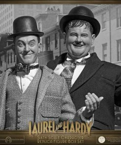 Sixth Scale Collectible Figures Stan Laurel And Oliver Hardy (Classic Suits) Box Set By BIG Chief Studios Replica Sixth Scale Figures