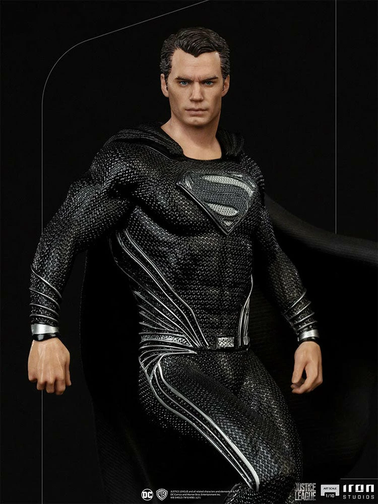 Brand new π Superman Black Suit 1:10 Scale Statue By Iron Studios Art Scale 1:10 - DC Comics - Zack Snyder's Justice League π 6 Superman Black Suit 1:10 Scale Statue By Iron Studios Art Scale 1:10 - DC Comics - Zack Snyder's Justice League