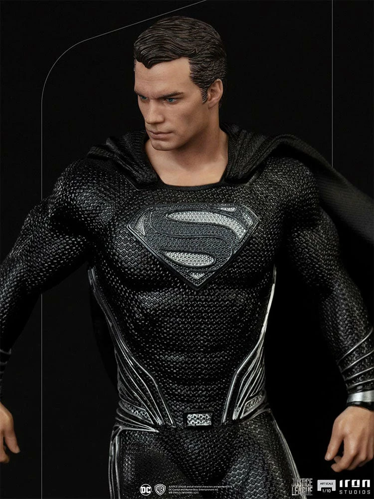Brand new π Superman Black Suit 1:10 Scale Statue By Iron Studios Art Scale 1:10 - DC Comics - Zack Snyder's Justice League π 7 Superman Black Suit 1:10 Scale Statue By Iron Studios Art Scale 1:10 - DC Comics - Zack Snyder's Justice League