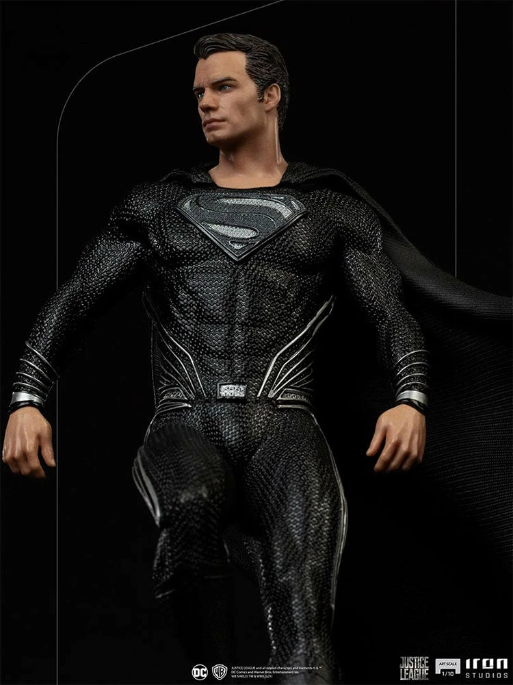 Brand new π Superman Black Suit 1:10 Scale Statue By Iron Studios Art Scale 1:10 - DC Comics - Zack Snyder's Justice League π 8 Superman Black Suit 1:10 Scale Statue By Iron Studios Art Scale 1:10 - DC Comics - Zack Snyder's Justice League