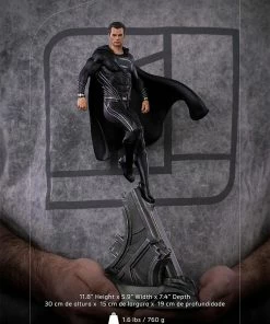 Brand new π Superman Black Suit 1:10 Scale Statue By Iron Studios Art Scale 1:10 - DC Comics - Zack Snyder's Justice League π 25 Superman Black Suit 1:10 Scale Statue By Iron Studios Art Scale 1:10 - DC Comics - Zack Snyder's Justice League