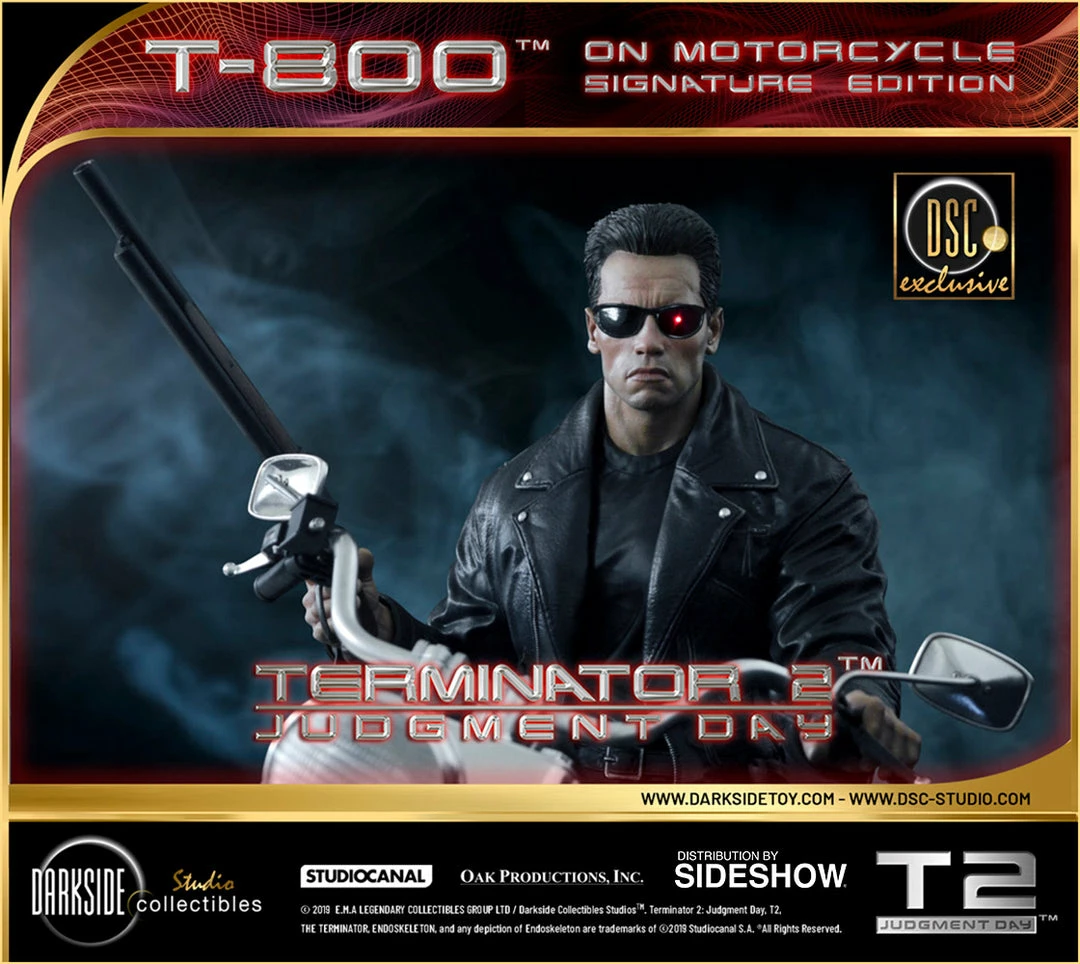 Best Sale ๐งจ SIDESHOW COLLECTIBLES Terminator T-800 On Motorcycle Statue By DarkSide Collectibles Studio 1:4 Scale - Limited Signature Edition ๐ 2 SIDESHOW COLLECTIBLES Terminator T-800 On Motorcycle Statue By DarkSide Collectibles Studio 1:4 Scale - Limited Signature Edition
