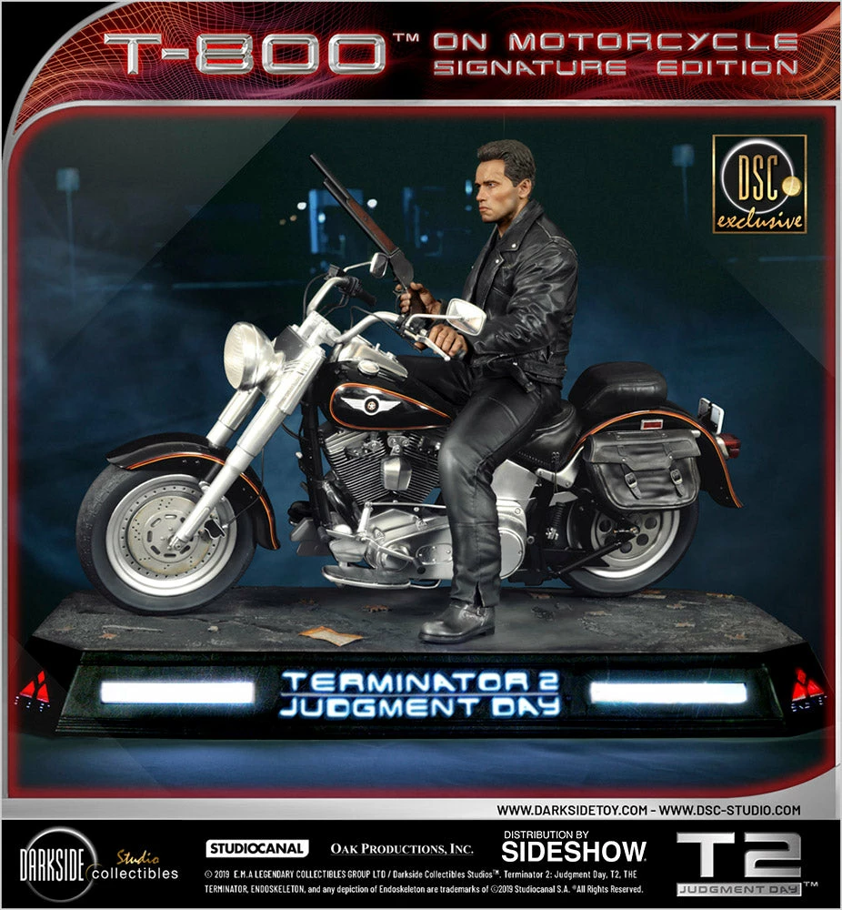 Best Sale ๐งจ SIDESHOW COLLECTIBLES Terminator T-800 On Motorcycle Statue By DarkSide Collectibles Studio 1:4 Scale - Limited Signature Edition ๐ 4 SIDESHOW COLLECTIBLES Terminator T-800 On Motorcycle Statue By DarkSide Collectibles Studio 1:4 Scale - Limited Signature Edition