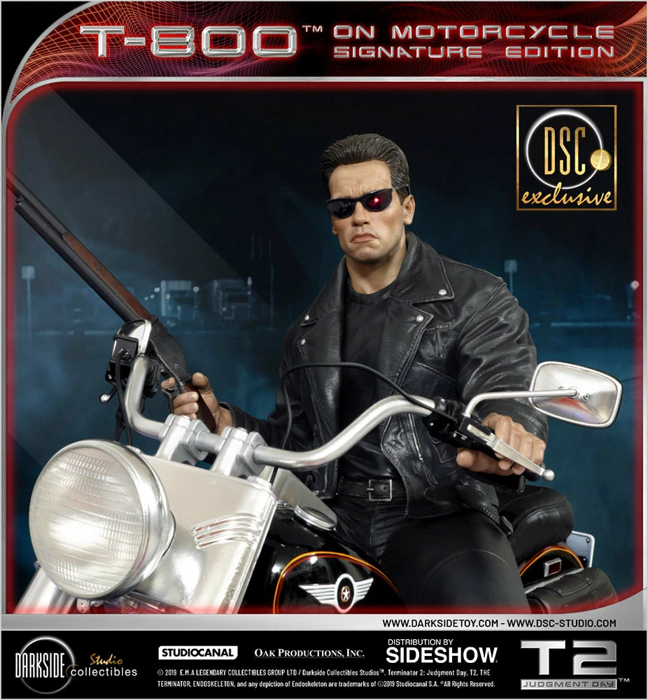 Best Sale ๐งจ SIDESHOW COLLECTIBLES Terminator T-800 On Motorcycle Statue By DarkSide Collectibles Studio 1:4 Scale - Limited Signature Edition ๐ 6 SIDESHOW COLLECTIBLES Terminator T-800 On Motorcycle Statue By DarkSide Collectibles Studio 1:4 Scale - Limited Signature Edition