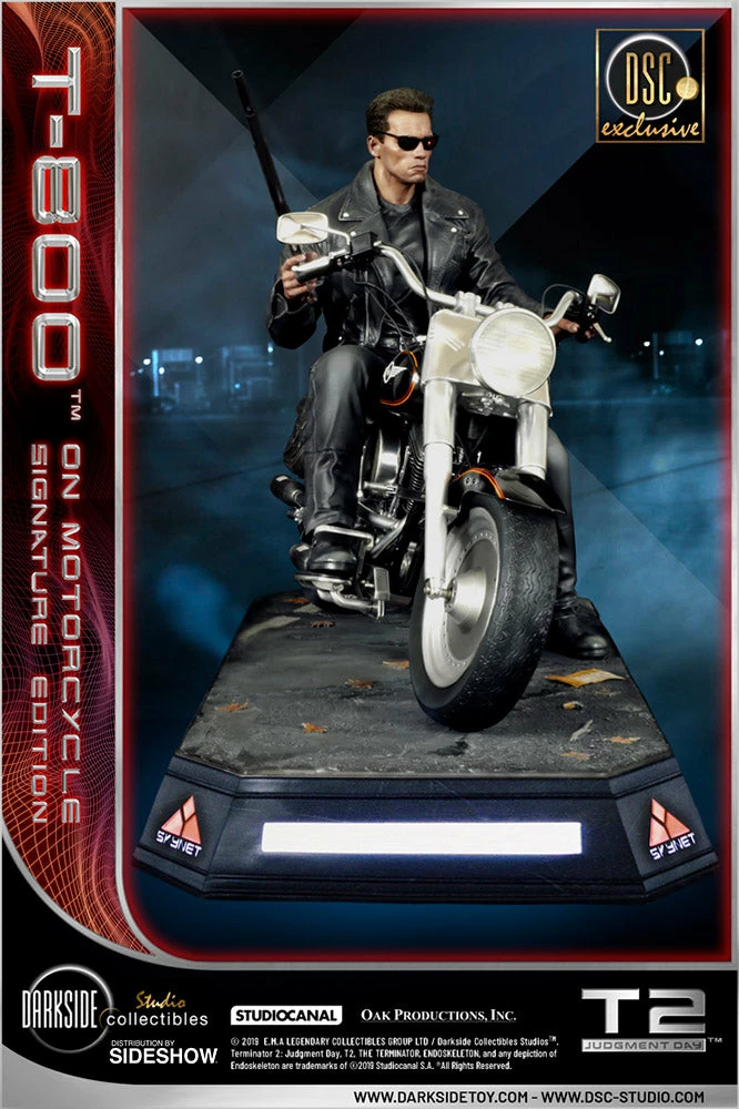 Best Sale ๐งจ SIDESHOW COLLECTIBLES Terminator T-800 On Motorcycle Statue By DarkSide Collectibles Studio 1:4 Scale - Limited Signature Edition ๐ 7 SIDESHOW COLLECTIBLES Terminator T-800 On Motorcycle Statue By DarkSide Collectibles Studio 1:4 Scale - Limited Signature Edition
