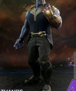 Hot Sale 👍 Avengers Earth's Heroes Thanos Sixth Scale Figure By Hot Toys Avengers: Infinity War - Movie Masterpiece Series 🥰 24 Avengers Earth's Heroes Thanos Sixth Scale Figure By Hot Toys Avengers: Infinity War - Movie Masterpiece Series