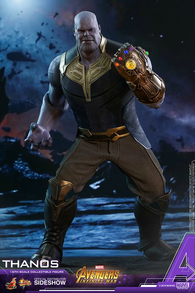 Hot Sale 👍 Avengers Earth's Heroes Thanos Sixth Scale Figure By Hot Toys Avengers: Infinity War - Movie Masterpiece Series 🥰 6 Avengers Earth's Heroes Thanos Sixth Scale Figure By Hot Toys Avengers: Infinity War - Movie Masterpiece Series