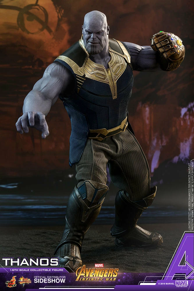 Hot Sale 👍 Avengers Earth's Heroes Thanos Sixth Scale Figure By Hot Toys Avengers: Infinity War - Movie Masterpiece Series 🥰 7 Avengers Earth's Heroes Thanos Sixth Scale Figure By Hot Toys Avengers: Infinity War - Movie Masterpiece Series