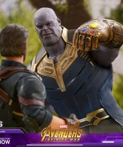 Hot Sale 👍 Avengers Earth's Heroes Thanos Sixth Scale Figure By Hot Toys Avengers: Infinity War - Movie Masterpiece Series 🥰 28 Avengers Earth's Heroes Thanos Sixth Scale Figure By Hot Toys Avengers: Infinity War - Movie Masterpiece Series