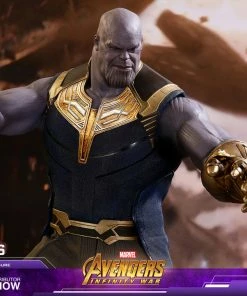 Hot Sale 👍 Avengers Earth's Heroes Thanos Sixth Scale Figure By Hot Toys Avengers: Infinity War - Movie Masterpiece Series 🥰 29 Avengers Earth's Heroes Thanos Sixth Scale Figure By Hot Toys Avengers: Infinity War - Movie Masterpiece Series