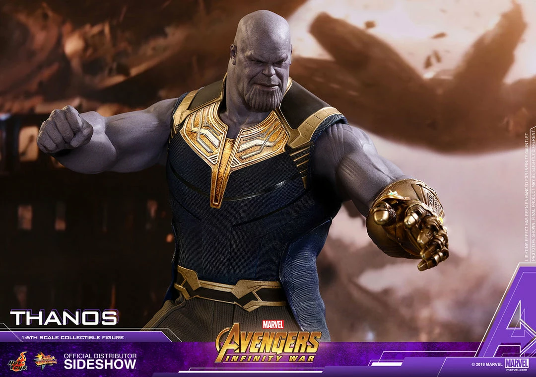 Hot Sale 👍 Avengers Earth's Heroes Thanos Sixth Scale Figure By Hot Toys Avengers: Infinity War - Movie Masterpiece Series 🥰 10 Avengers Earth's Heroes Thanos Sixth Scale Figure By Hot Toys Avengers: Infinity War - Movie Masterpiece Series