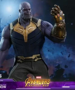 Hot Sale 👍 Avengers Earth's Heroes Thanos Sixth Scale Figure By Hot Toys Avengers: Infinity War - Movie Masterpiece Series 🥰 32 Avengers Earth's Heroes Thanos Sixth Scale Figure By Hot Toys Avengers: Infinity War - Movie Masterpiece Series