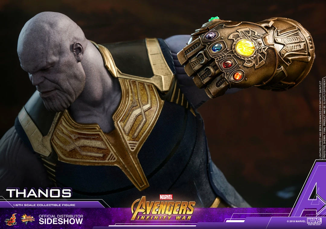 Hot Sale 👍 Avengers Earth's Heroes Thanos Sixth Scale Figure By Hot Toys Avengers: Infinity War - Movie Masterpiece Series 🥰 14 Avengers Earth's Heroes Thanos Sixth Scale Figure By Hot Toys Avengers: Infinity War - Movie Masterpiece Series